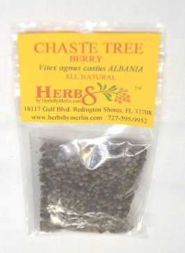Chaste Tree Berry Whole (Vitex angus castus)